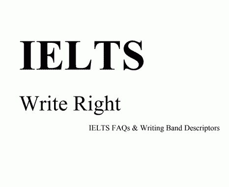 Download IELTS write right eBook for writing practice