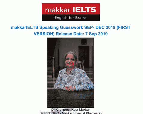Download makkar IELTS speaking eBook 2019